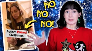 STOP Forcing Autistic Kids to Like Christmas | Autism TikToks