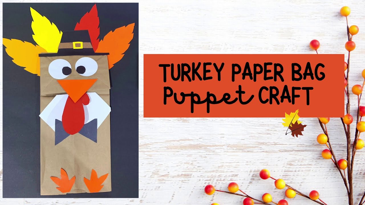 turkey-paper-bag-puppet-craft-thanksgiving-craft-for-kids-thanksgivingcrafts-thanksgiving2020