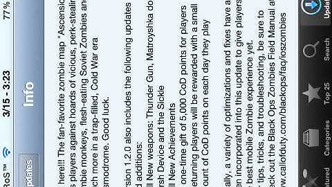 Update now Cod black ops zombies iOS