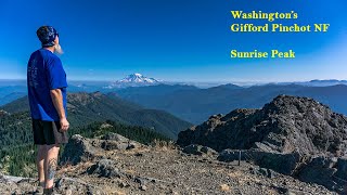 Hiking  Washington's Gifford Pinchot National Forest  Sunrise Peak