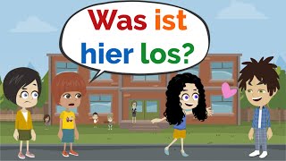 Deutsch lernen | Samuel betrügt Sarah! | Wortschatz und wichtige Verben