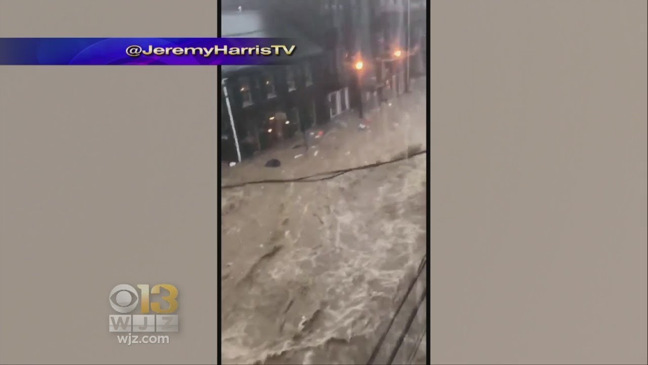 State Of Emergency Issued For Ellicott City After Flash Flooding - YouTube