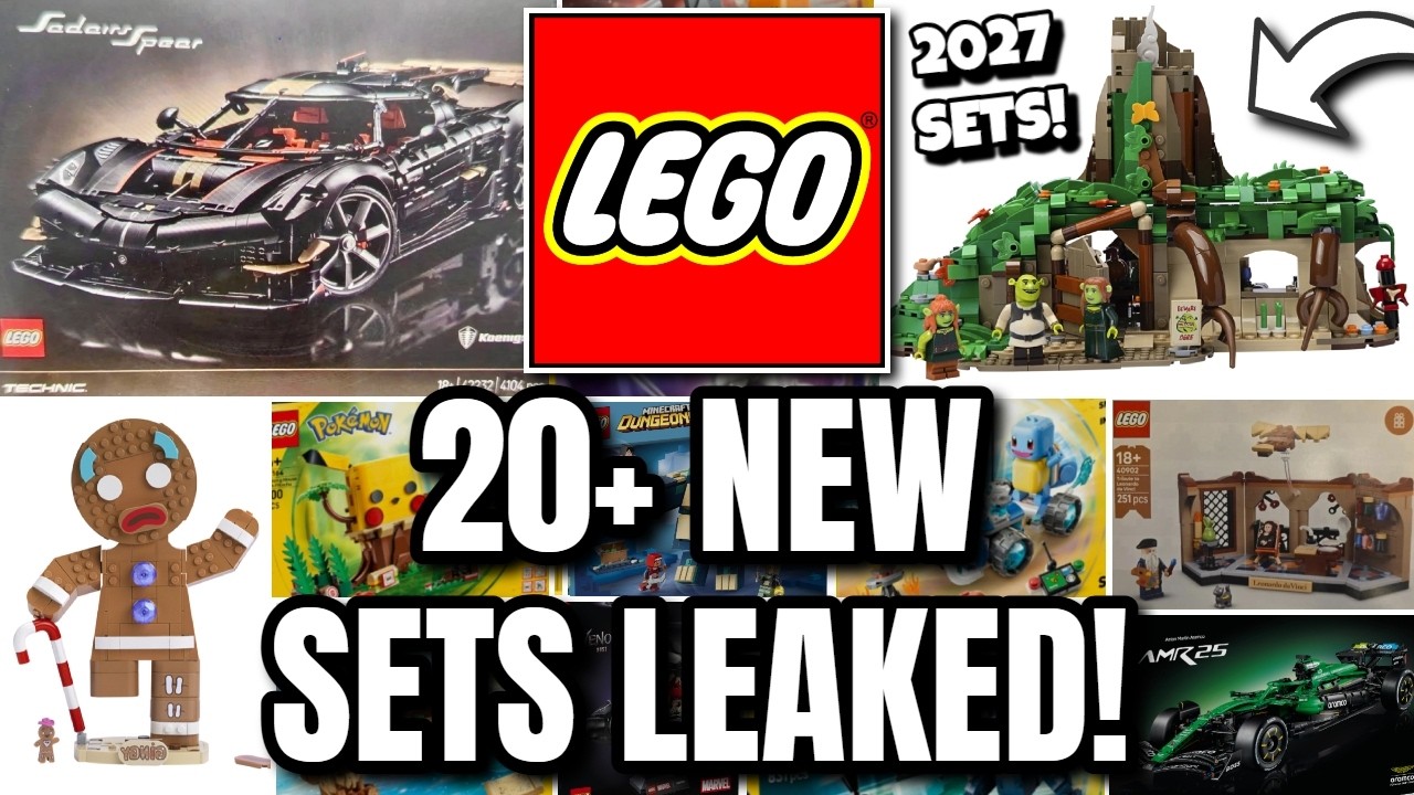 20+ NEW LEGO SETS LEAKED! (2027 Sets, Technic, Pokemon & MORE!)