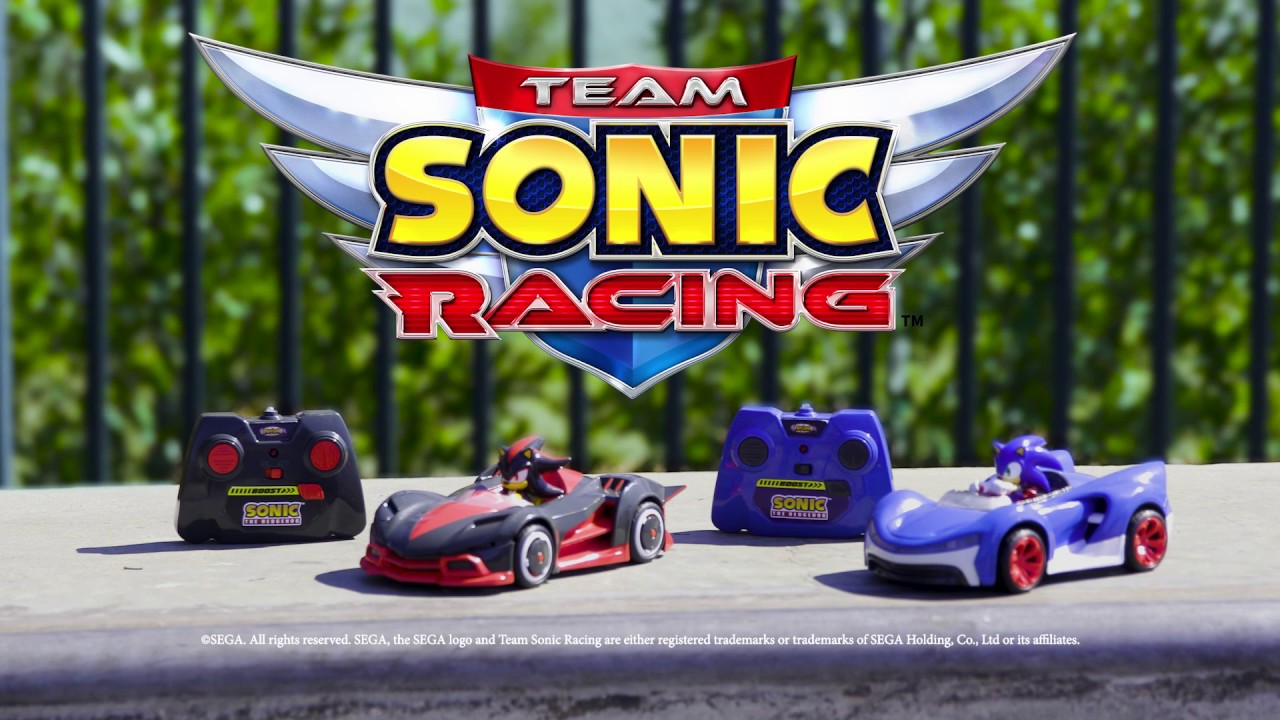 NKOK RC Radio Control Car Team Sonic Racing Shadow the Hedgehog with Turbo Boost