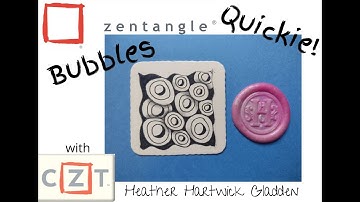 Bubbles | Zentangle® Quickie