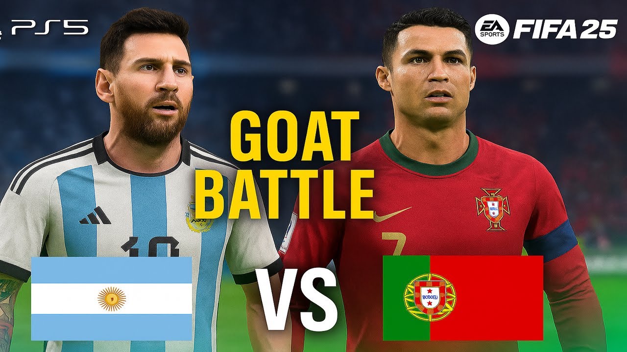Portugal vs Argentina ⚡ Ronaldo & Leão Seal the Win | FIFA 25 PS5 Gameplay #cristianoronaldo #messi