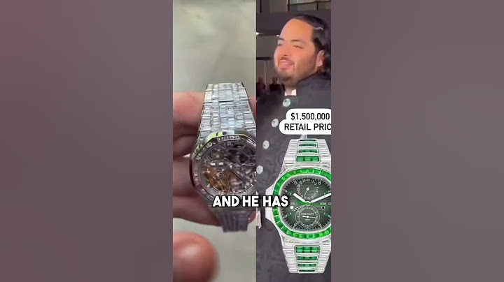 Check out Anant Ambani’s dream watch collection #bigmoewatches #dubai #bigmoe #watches