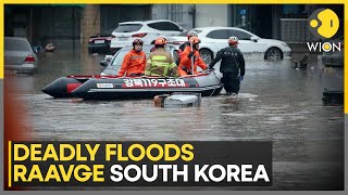 Deadly Floods in South Korea Kill 18 | Once in a Century Floods | WION World News