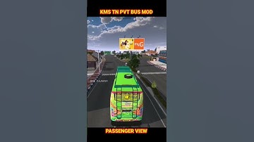 NEW KMS PASSENGER VIEW IN BUSSID https://youtu.be/F6Lw3oJa_N4 #newbussidmod #bussidid #shortsfeed