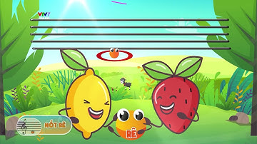 Hát NỐT RÊ với Dâu tây và Chanh | Học âm nhạc qua các bài hát vui nhộn | LÀ LA LÁ