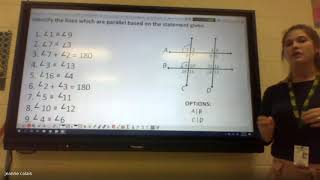 Geometry Lesson 3 1 & 3.2 part 3
