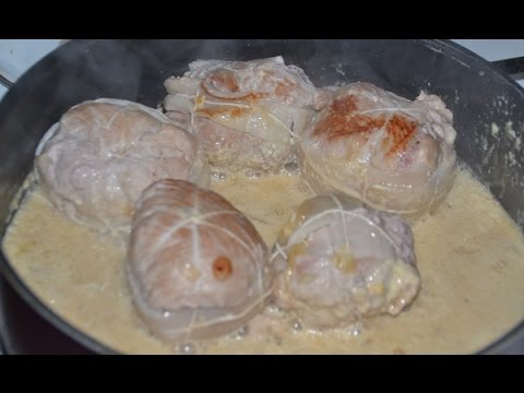 Recette Facile Paupiettes De Porc à La Crème