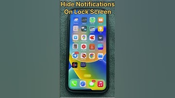 How to Hide Notifications on Lock Screen in iPhone14  #27   ||iPhone14 tips and tricks ||