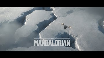 Ice Canyon | Razor Crest VFX Shot