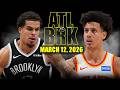 Atlanta Hawks vs Brooklyn Nets Full Game Highlights – March 12, 2026 | NBA Season