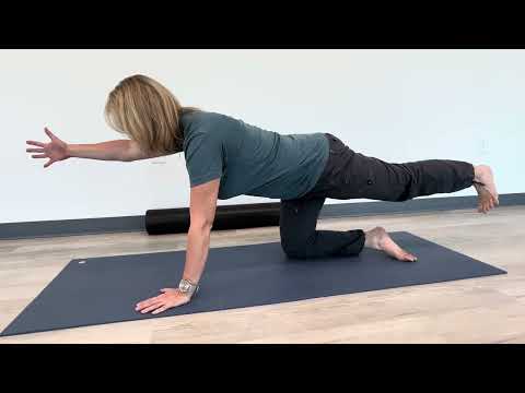 Spinal Balance with Added Taps for Core Strength-a PT walks you through