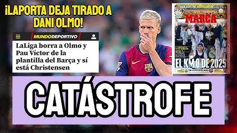 CATÁSTROFE EN BARCELONA: LAPORTA DEJA TIRADO A DANI OLMO Y EL JUGADOR PUEDE IRSE LIBRE HOY MISMO