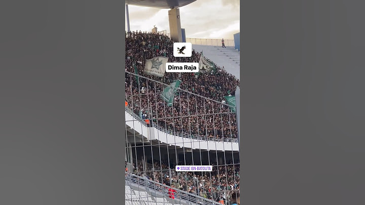 جماهير إتحاد طنجة تستمتع بأهازيج الرجاء البيضاوي… 🔥