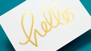 : 5 Ways to Add Gold Foil