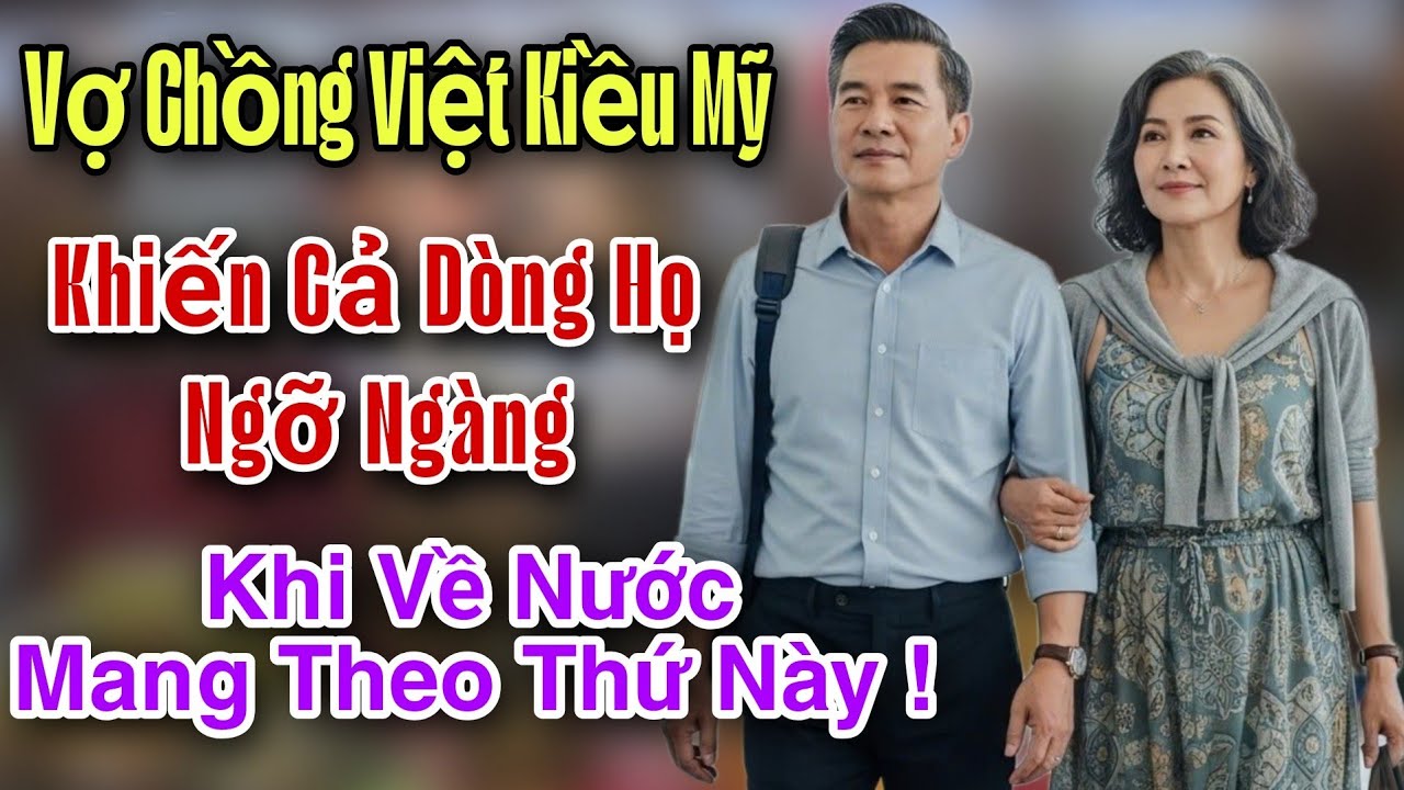 Вьетнамская пара, проживающая за границей, удивила всю семью, когда вернулась во Вьетнам, привезя...