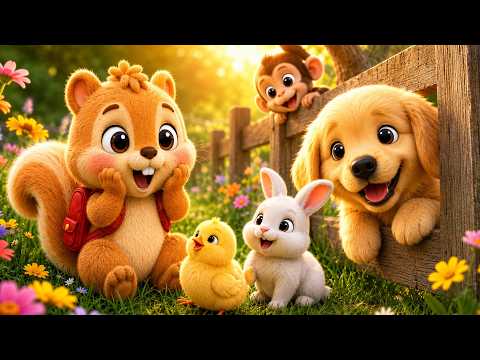 Chippy Plays Peekaboo with Baby Animals! 🐶🐥🐰🐵 Where Are They? | Learning for Toddlers