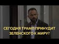 Сегодня Трамп принудит Зеленского к миру?