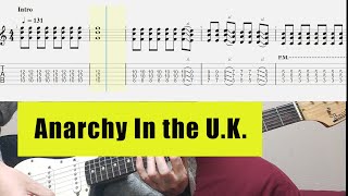 Anarchy In the U.K. - Sex Pistols Guitar Cover With Tab Resimi