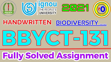BBYCT 131 Solved Assignment 2020-21 IGNOU | Biodiversity Microbes, Algae, Fungi and Archegoniates