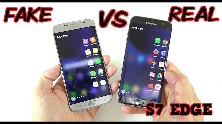 FAKE vs REAL Samsung Galaxy S7 Edge - Buyers BEWARE! 1:1 Clone - DayDayNews