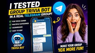 I Tested the Best Telegram Trivia Bot in a Real Group! 🤖🎯