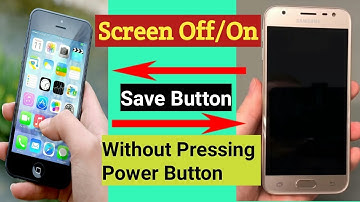 How to Turn off/On Mobile Screen Without Pressing Power Button