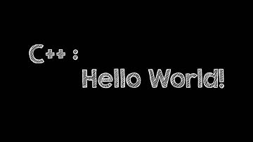 Tutorial Dasar C++ 01 : Hello World