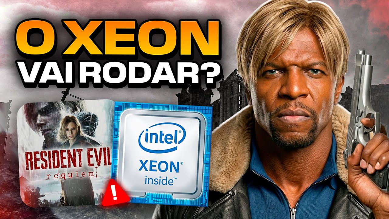 O KIT XEON vai RODAR Resident EVIL 9 Requiem?... Fiquei com MEDO💀
