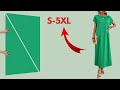 Painlessly Cut in 10 Minute Quick Spark, Sew and Prompt dress for minimal fabric use