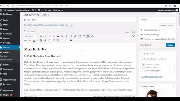Change URL Slug for Teachers Post Type - Education WordPress Theme