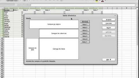 LibreOffice Calc Tabla Dinamica