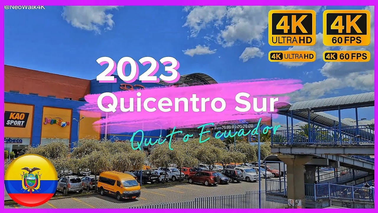 QUICENTRO SUR / Recorrido Completo / Quito Walk Tour 4K HDR 2023 🇪🇨