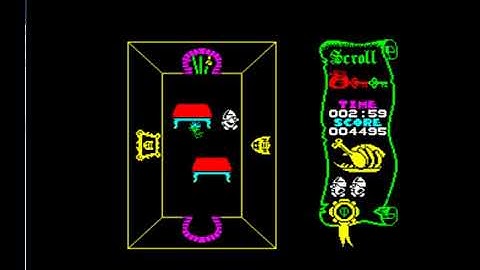 Atic Atac - ZX Spectrum - emulador MAME MESSUI64 v0.165