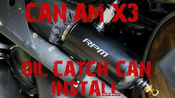 Installing RPM Oil Catch Can - 2021 Can Am X3 Turbo R
