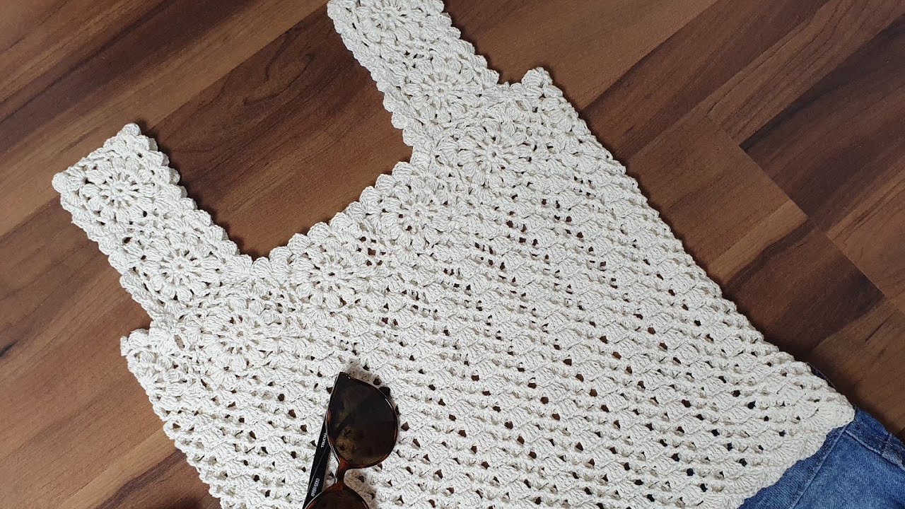 REGATA DE CROCHÊ SQUARE FÁCIL E LINDA