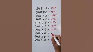 Find mistake in last digit of Table 948...🤔 #reasoning #trendingshorts #shorts