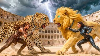 Celebrity ⚔️ White Tiger and Lion vs  White Wolf and Leopard | Epic Showdown for the Throne of the Wild Profile