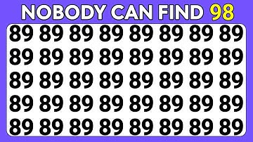 Find The Odd One Out | Numbers and letters Edition | Emoji Quiz - Test Your Observation Skills Power