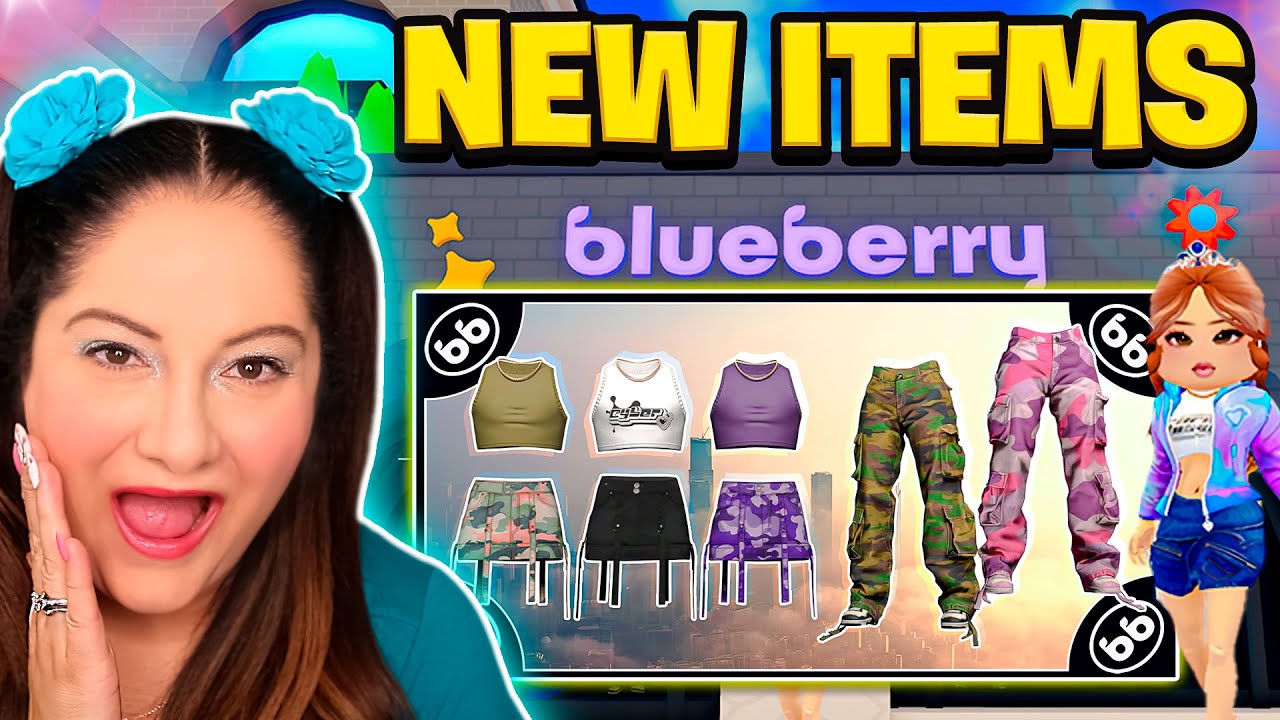 ALL THE NEWEST BLUEBERRY ITEMS IN ROBLOX! #wearblueberry @wearblueberry
