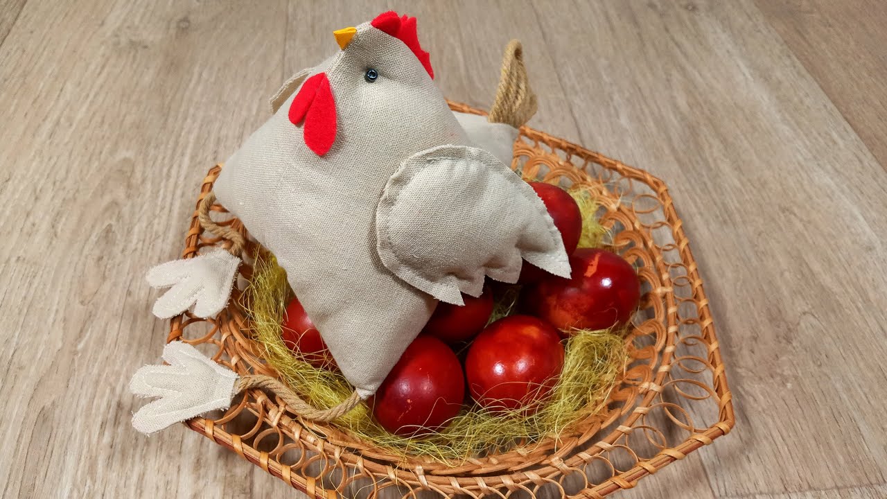 Шьем курочку | Пасхальная курочка - Супер поделка своими руками