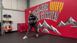 Med Ball Step Back Slams
