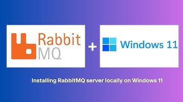 Installing RabbitMQ server locally on Windows 11