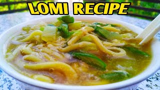 LOMI RECIPE | SIMPLENG LOMI NA PANG NEGOSYO WITH COSTING