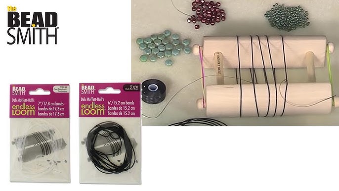 ENDLESS LOOM™, Beading Loom, Wrap bracelet, Portable Travel Size, Easy to  Assemble, Travel Roll up Case