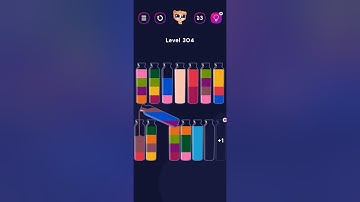 Get Color Bottle Game level 304 #bottlegame #pggaming